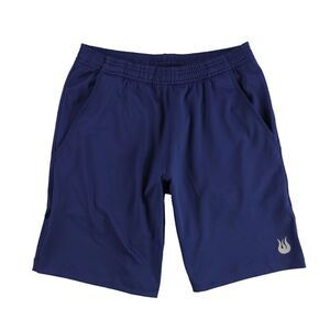 SOLFIRE Mens Training Athletic Workout Shorts, Blue, NWT